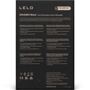 LELO - ENIGMA WAVE MASSAGGIATORE A TRIPLA VIBRAZIONE CYBER PURPLE - immagine 5