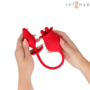 INTENSE - MELANIE STIMOLATORE DOPPIO PER CLITORIDE CON LINGUA A ZIGZAG - immagine 2