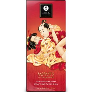 SHUNGA - WAVES PLEASURE SPRAY ORALE SEDUCENTE FRAGOLA 20 ML - immagine 3