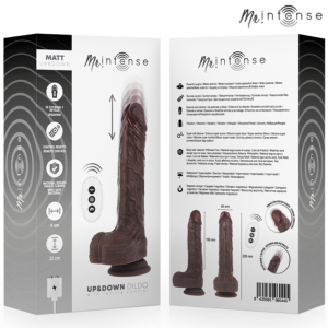 MR INTENSE - MATT REALISTICO MULTIFUNZIONE CON VIBRAZIONE SU E GIÙ TELECOMANDO 22 CM -O- 4 CM - immagine 5