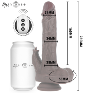 MR INTENSE - MORGAN BAMBOLA REALISTICA MULTIFUNZIONE CON VIBRAZIONE E TELECOMANDO SU E GIÙ 23 CM -O- 3,5 CM - immagine 6