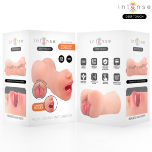 INTENSE DEEP TOUCH - MASTURBATORE RILEY A DOPPIA BOCCA E VAGINA - immagine 3