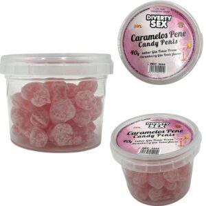 DIABLO PICANTE - 20 CARAMELLE A FORMA DI PENE AL GUSTO DI GIN & TONIC - immagine 1