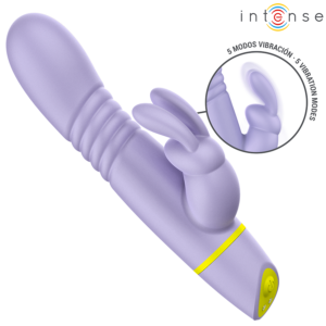 INTENSE - STIMOLATORE E VIBRATORE A SPINTA HELEN RABBIT - immagine 6