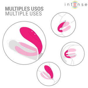 INTENSE - JULIA DOPPIO VIBRATORE STIMOLATORE A MORSETTO CON TELECOMANDO - immagine 8