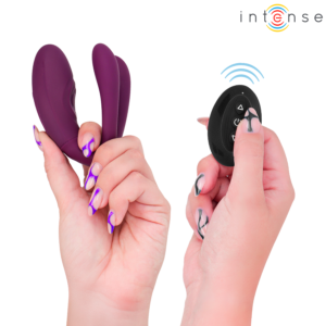 INTENSE - STIMOLATORE A MORSETTO CON VIBRAZIONE E TAPPING SANDRA CON TELECOMANDO - immagine 4