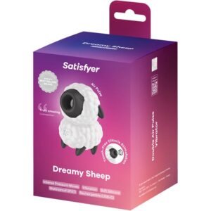 SATISFYER - VIBRATORE DREAMY SHEEP E STIMOLATORE A IMPULSI D'ARIA - immagine 3