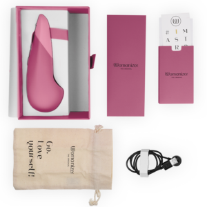 WOMANIZER - VIBE LAY-ON VIBRATORE SILENZIOSO ROSA SCURO - immagine 6