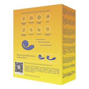 SNAIL VIBE - VIBRATORE VIOLA GIZI LITE DOPPIO PUNTO G E CLITORIDEO - immagine 5