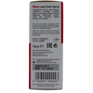 HOT - RHINO SPRAY A LUNGA POTENZA 10 ML - immagine 5
