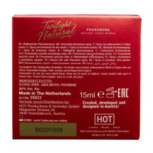 HOT - TWILIGHT PHEROMONE NATURALE DONNA 15 ML - immagine 2