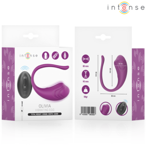 INTENSE - OLIVIA PURPLE UOVO VIBRANTE CON TELECOMANDO - immagine 4